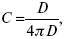 D – диэлектрическая проницаемость, для Н2О = 80, d = 10–8